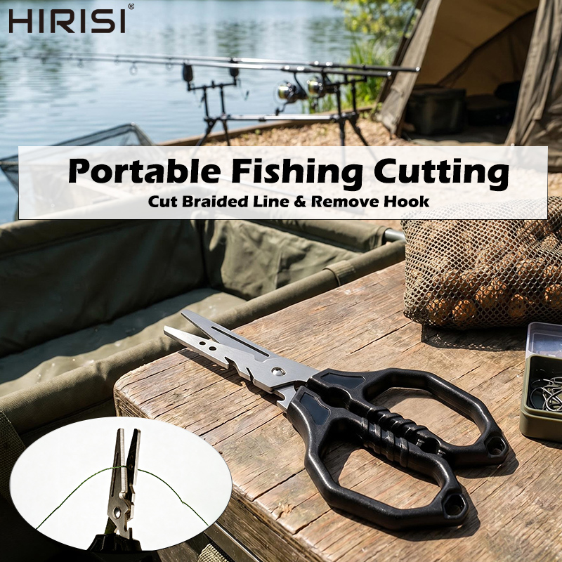 Fishing Line Cutter - Wielofunkcyjne nożyczki wędkarskie ze stali nierdzewnej,