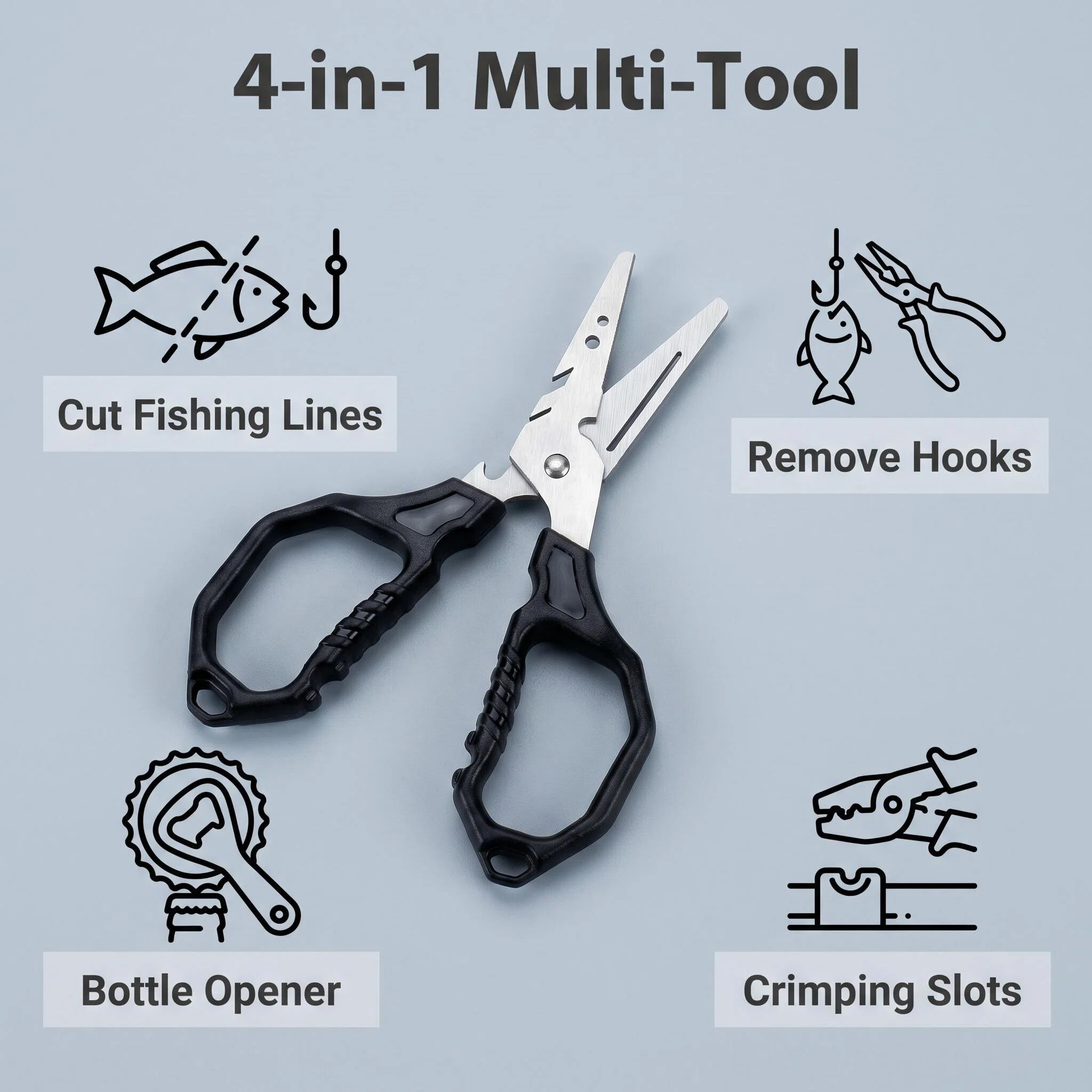 Wielofunkcyjne nożyczki wędkar – Fishing Line Cutter recenzja i cena